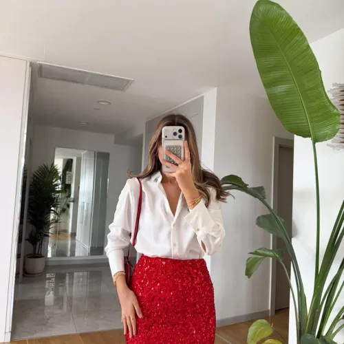 Chemise satiné