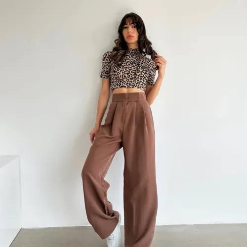 Pantalon Palazzo Avec Scratch