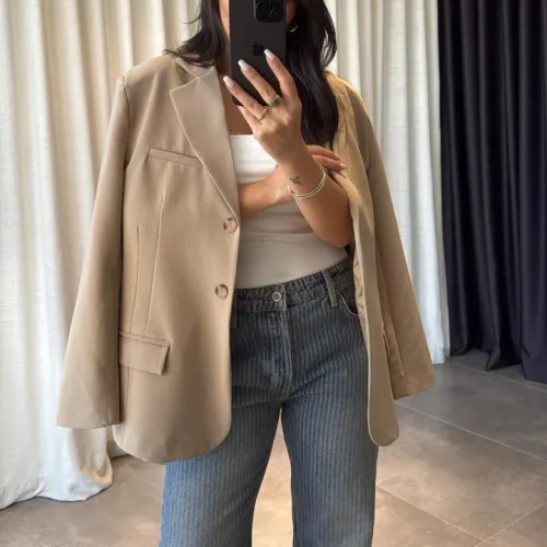Blazer Oversize Beige