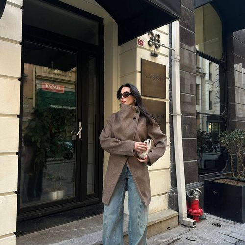 Manteau Mi-long Ceinturé 
