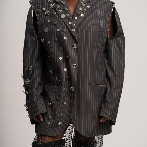 Luxury Blazer Gris Souris
