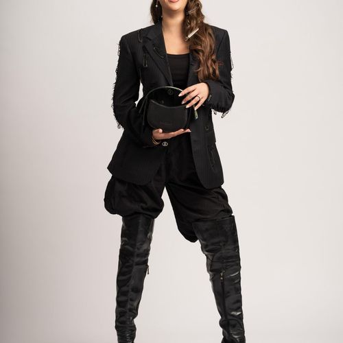 Luxury Blazer à Épingles Aesthetic