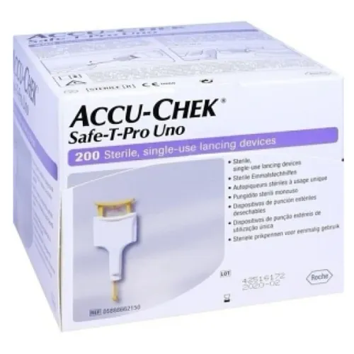 Accu-check Safe-t-pro Uno Lancettes X200