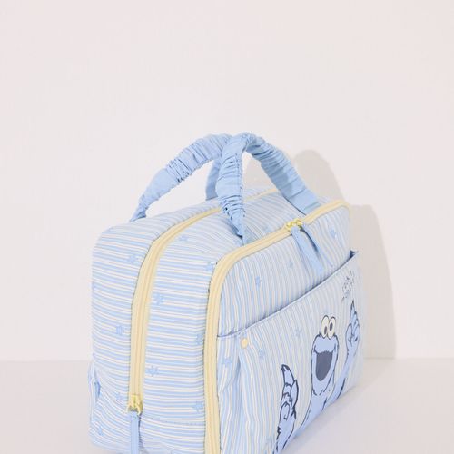 Grande Trousse de Toilette Rembourrée « Rue Sésame »