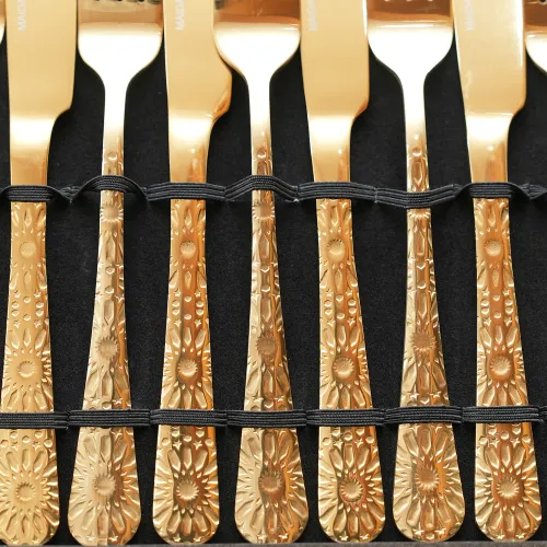 Ménagère 24 pièces en inox – Zellige