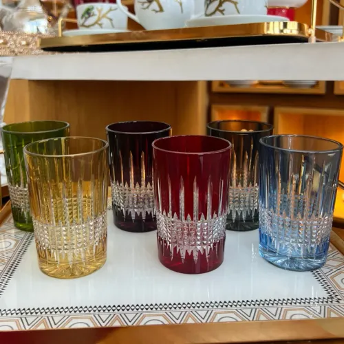 6 Verres à thé Bellar Julia en cristal St Louis