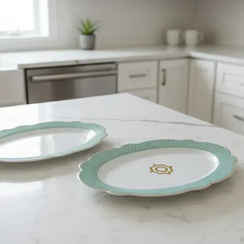 Ensemble de 2 plats ovales 