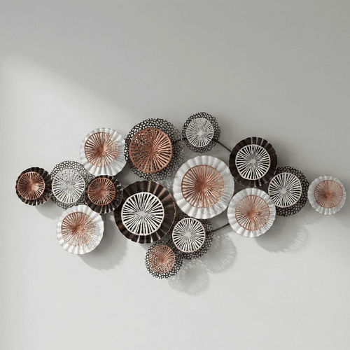 Décoration Murale En Métal Design Cercles