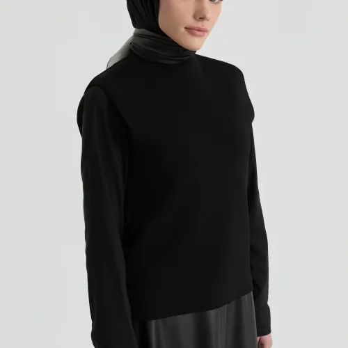 Pull Sans Manches En Maille