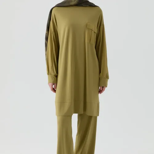 Pantalon En Tricot Avec Poches