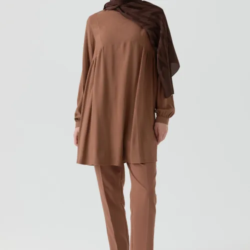 Pantalon Basique Taille Haute