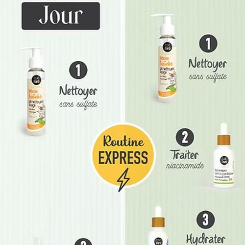 Routine Express Peau Grasse pour Réguler Efficacement L'excès de Sébum