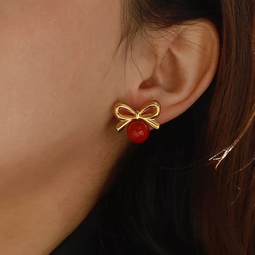 Boucles D'oreilles Plaqué Or Ogn127