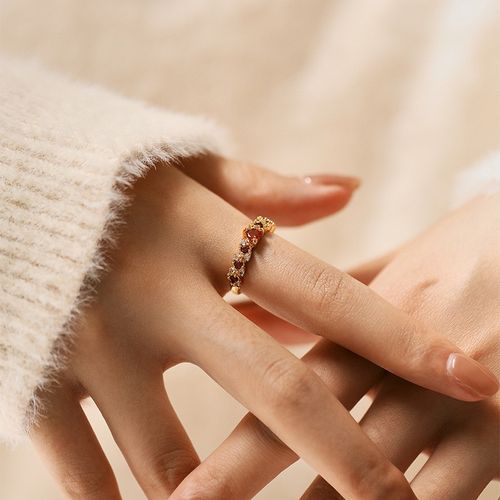 Bague Plaqué  Or Rgn064-1