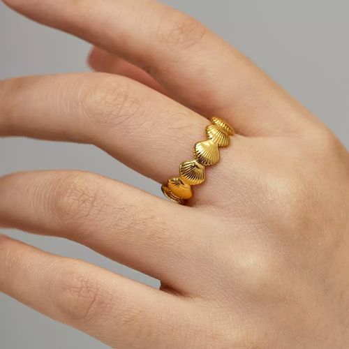 Bague Plaqué Or Rgn074