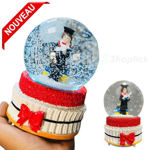 Boîte À Musique Boule À Neige En Cristal Décorative Décoration Cadeau