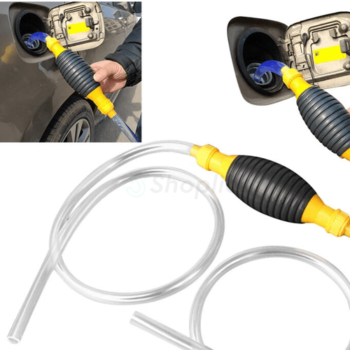 Pompe À Main À Haut Débit Essence D'amorçage À La Main Pour Essence Huile Avec Tuyau 1m