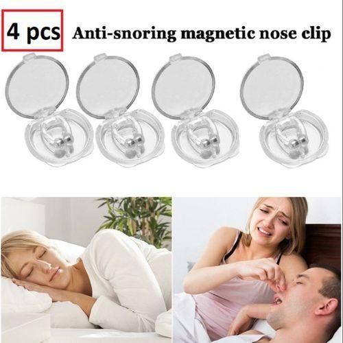 Lot De 4 Pinces Nasales Magnétiques Anti-ronflement, Améliore La Respiration Et Le Sommeil