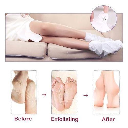 Masque Exfoliant Pieds, Élimine La Peau Morte Et Les Callosités, Soin Réparateur Pour Talons