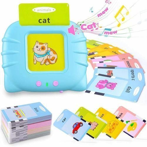 Cartes Flash Parlantes Éducatives – 112 Cartes / 224 Mots 
