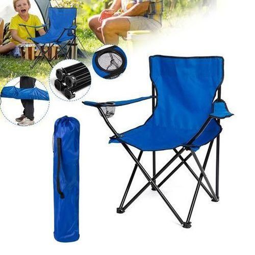 Chaise Pliante Pour Camping Avec Porte-gobelet 