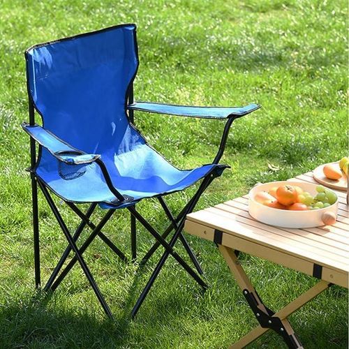 Chaise Pliante Pour Camping Avec Porte-gobelet 