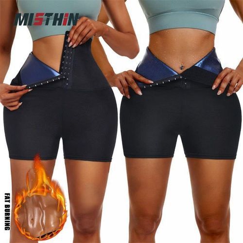 Short De Sudation Effet Sauna – Taille Haute, Compression Gainante, Amincissant Pour Fitness Et Perte De Poids, Xxl/xxxl