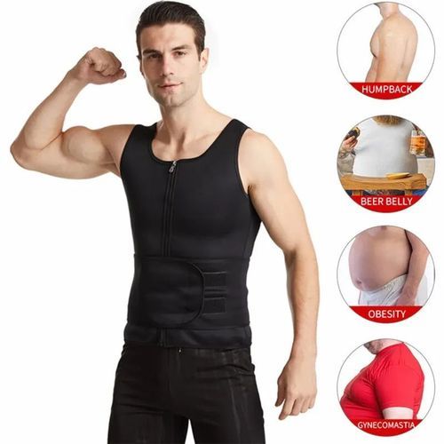 Gilet De Sudation Pour Hommes, Entraîneur De Taille, Perte De Poids