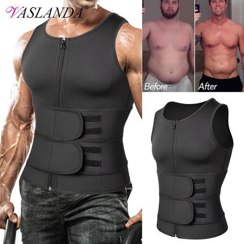 Gilet De Sudation Pour Hommes, Entraîneur De Taille, Perte De Poids