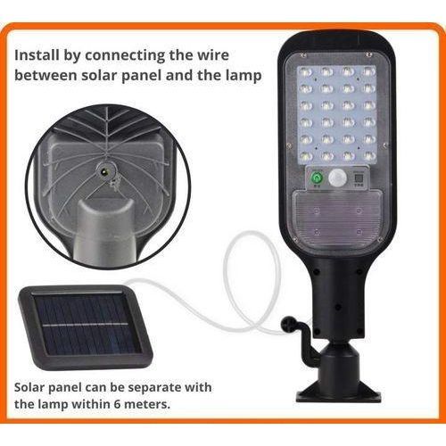 Projecteur Solaire Led Extérieur Avec Détecteur De Mouvement Et Télécommande, Luminaire Extérieur Intelligent Pour Jardin