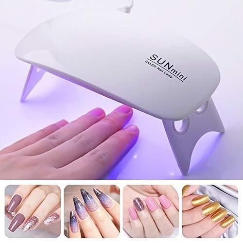 Machine Sèche-ongles Uv Led Portable 6w, Séchage Rapide Pour Vernis Gel