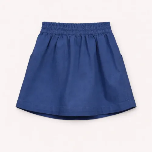 Jupe Fille En Gabardine – Taille Élastique