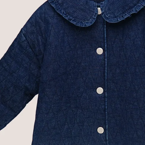 Veste Bébé Fille Matelassée – Douceur & Élégance
