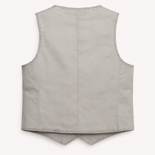 Gilet Garçon Beige Élégant – Style Classique Raffiné