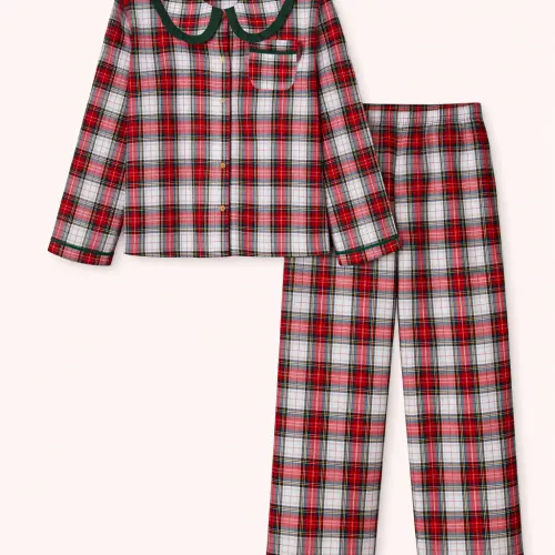 Ensemble Pyjama Fille À Carreaux – Style Classique & Confort