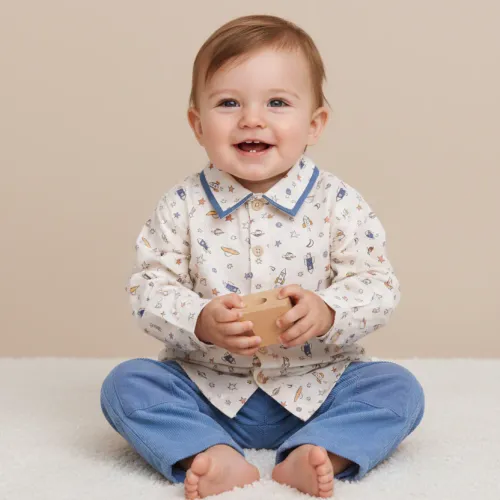 Pantalon Bébé Bleu – Confort & Style Au Quotidien