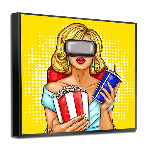 Tableau Blonde Diva – Pop Art