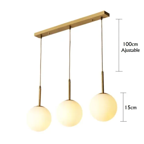 Suspension Aromas – Design Doré