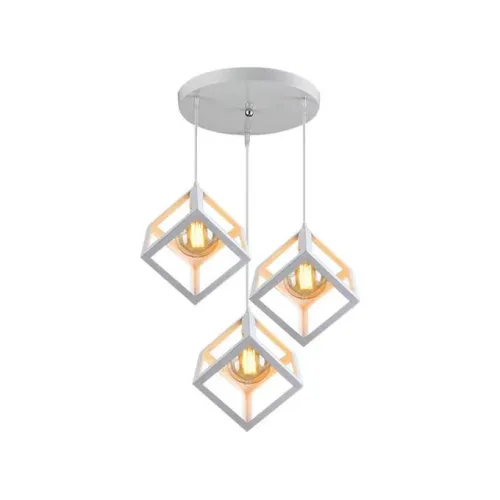 Suspension Cubic – Style Industriel