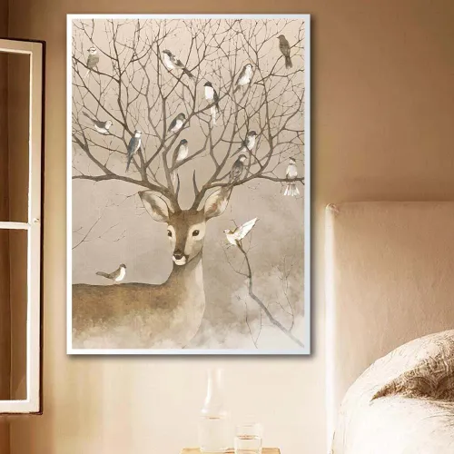 Tableau Nordic Serenity – Voyage Artistique
