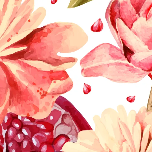 Tableau Pomegranea – Art Floral