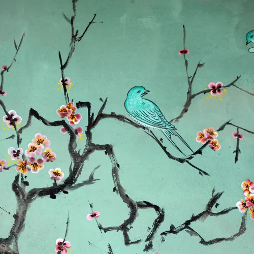 Tableau Sakura Bloom – Voyage Artistique