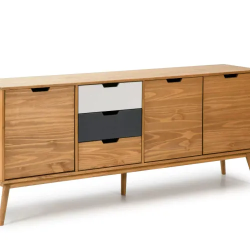 Cusco Buffet Avec 3 Portes Et 3 Tiroirs 171 Cm
