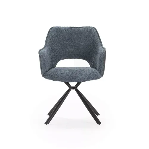 Mariel Fauteuil De Salle A Manger - Bleu