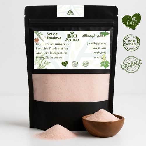 Sel Rose De L’himalaya Grains Fins Assaisonnement Naturel