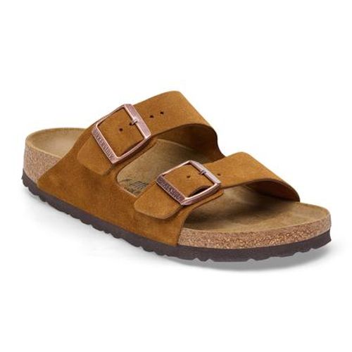 Arizona Suede Leather Mink Narrow