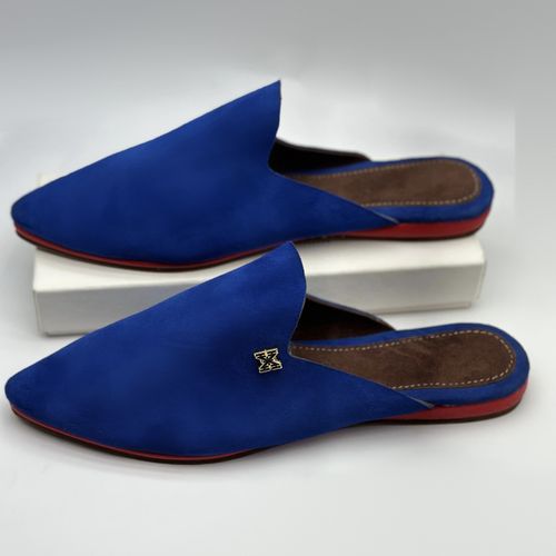 Babouche Femme Bleue Majorelle - Intemporelle