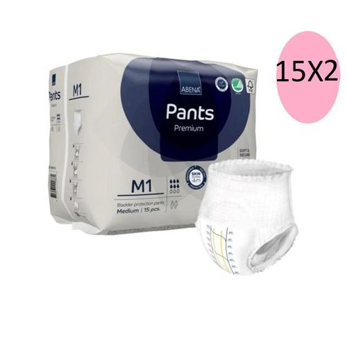 Sous-vêtements Absorbants Pants Premium M1 (2 X 15 Unités)
