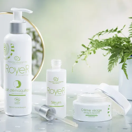 Routine Visage Complète – Lait Démaquillant, Sérum & Crème À La Bave D’escargot Bio