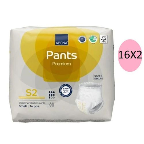 Sous-vêtements Absorbants Pants Premium S2 (16 Unités X 2)